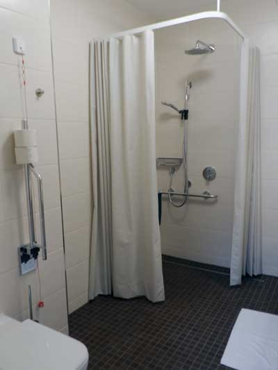 Beispielfoto für das behindertengerechte Badezimmer im Freinerhof